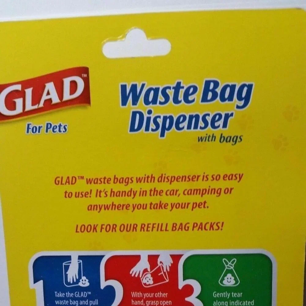 5 Glad for Pets Waste Bag Dispenser Unscented